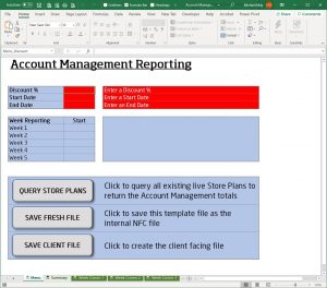 Excel Account Management Reporting